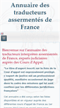 Mobile Screenshot of annuaire-traducteur-assermente.fr