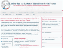 Tablet Screenshot of annuaire-traducteur-assermente.fr